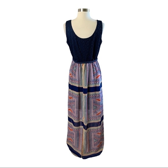 Luxology Maxi Summer Bohemian Patchwork Dress Sz.8 - Picture 2 of 13